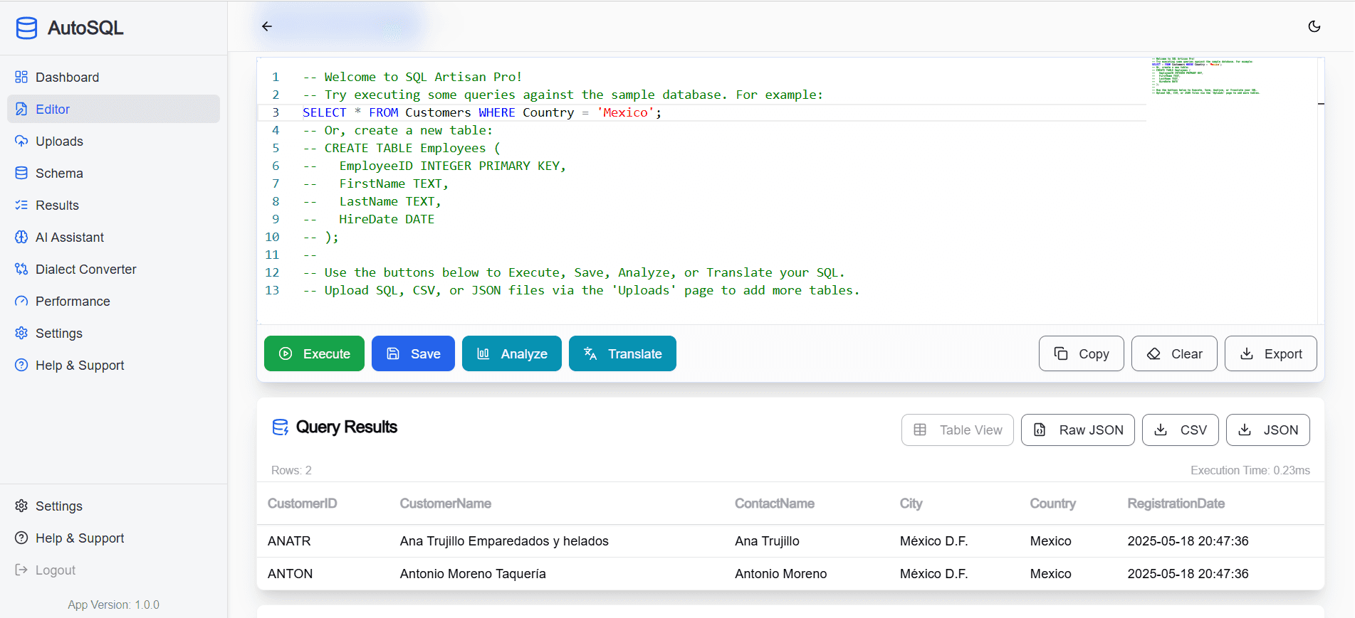 AutoSQL: Text-to-SQL Query Generation